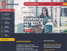 Tablet Screenshot of habitacional.com.br